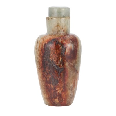 Lot 272 - Chinese Russet and Celadon Meiping-Shaped Jade...