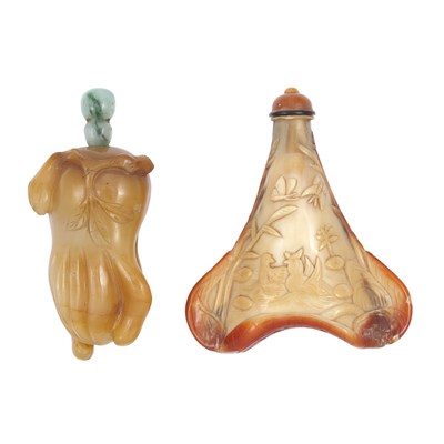 Lot 289 - Two Chinese Snuff Bottles 19th Century...