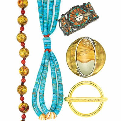 Lot 872 - Group of Bead and Costume Jewelry