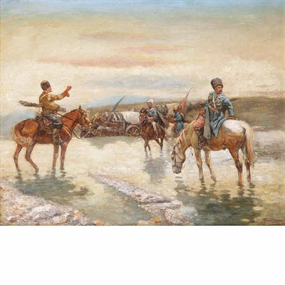 Lot 25 - J.R. Rousseau French, 19th Century Cossacks...