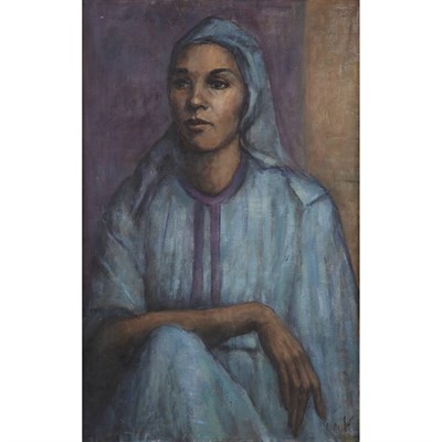 Lot 49 - Georges Andre Klein French, 1901-1992 Seated...