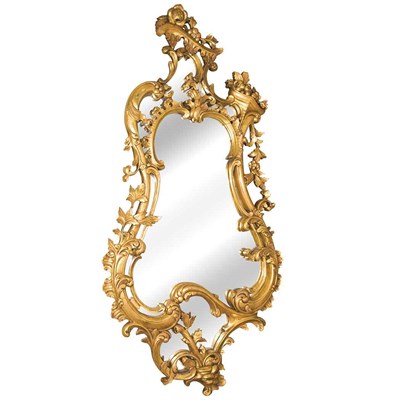 Lot 219 - George III Style Gold Painted Wood Mirror...