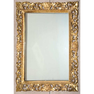 Lot 463 - Italian Rococo Style Gilt-Wood Mirror Height...
