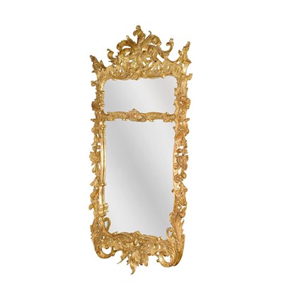 Lot 436 - George III Style Gilt-Wood Mirror Height 69...