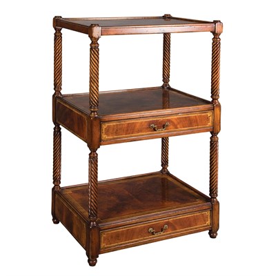 Lot 236 - Regency Style Mahogany Three-Tier Etagere...
