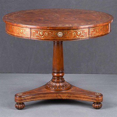 Lot 468 - Regency Style Mahogany Center Table Height 30...