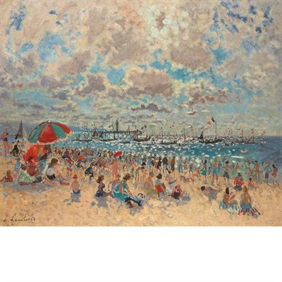 Lot 55 - Andre Hambourg French, 1909-1999 La...