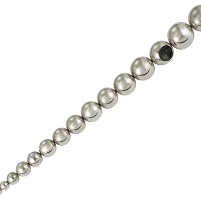 Lot 7 - Sterling Silver Bead Bracelet, Georg Jensen