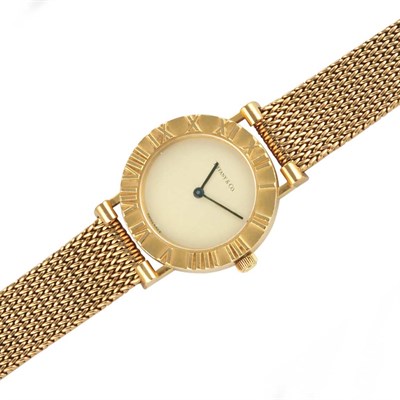Lot 228 - Gold Wristwatch, Tiffany & Co.