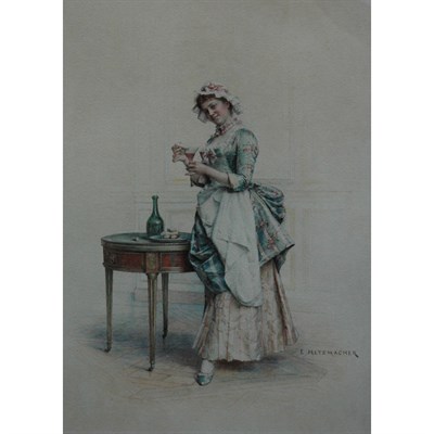 Lot 2 - Emile Pierre Metzmacher French, 1815-1890...