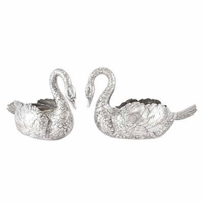Lot 280 - Companion Pair of Continental Silver...