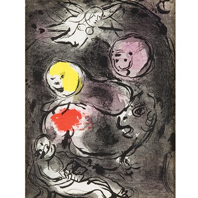 Lot 99 - Marc Chagall THE PROPHET DANIEL WITH THE LIONS...