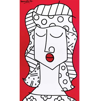 Lot 163 - Romero Britto Brazilian, b. 1964 Monica, 2004...