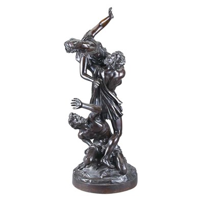 Lot 530 - Bronze Figural Group of the Rape of the Sabine...
