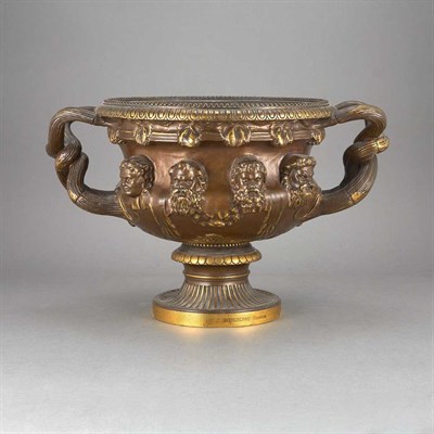 Lot 119 - French Gilt and Patinated-Bronze Model of the...