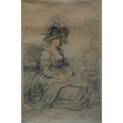Lot 17 - (i) Richard Cosway British, 1742-1821 Portrait...