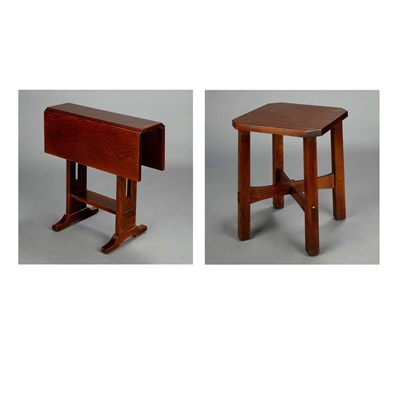 Lot 136 - Contemporary Stickley Cut Corner Table and...