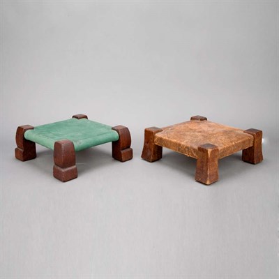 Lot 233 - Gustav Stickley American, 1858-1942 Monk Stool,...