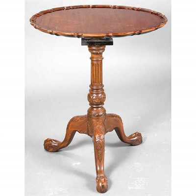 Lot 330 - Chippendale Style Mahogany Tea Table Height 29...