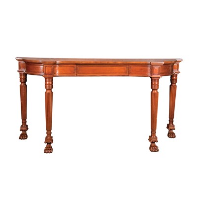 Lot 476 - William IV Style Mahogany Console Height 37...