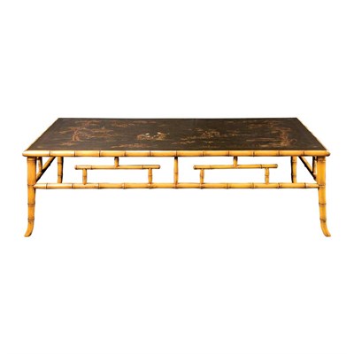 Lot 120 - Regency Style Chinoiserie Decorated Faux...