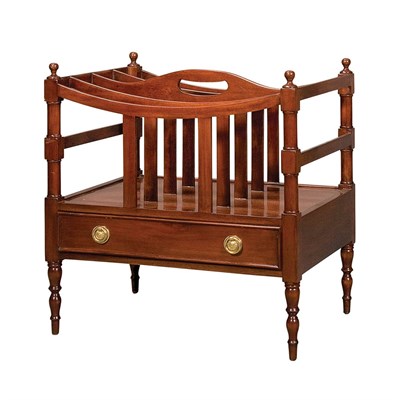 Lot 163 - Regency Style Mahogany Canterbury Height 20...