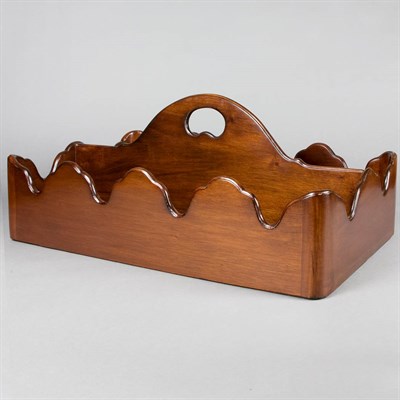 Lot 308 - George III Style Mahogany Divided Tray Length...
