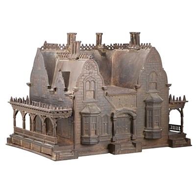 Lot 164 - Gothic Revival Cast Iron Bird House Second...