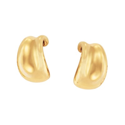 Lot 207 - Pair of Gold Earclips, Georg Jensen