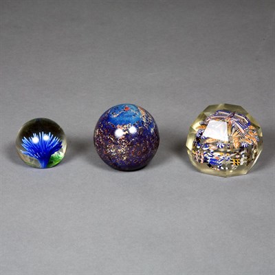 Lot 125 - Group of Ten Glass Paperweights