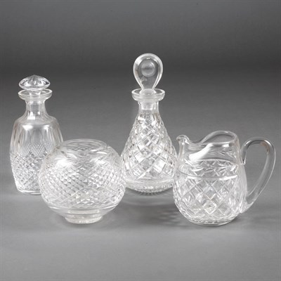 Lot 118 - Group of Three Waterford Cut Glass Table...