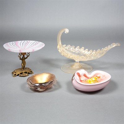 Lot 132 - Group of Venetian Glass Articles Approximately...