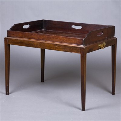 Lot 215 - George III Style Mahogany Tray on Stand Height...