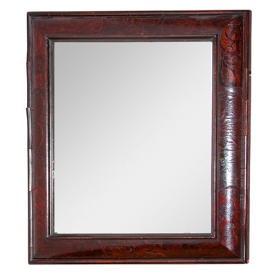 Lot 238 - Dutch Baroque Style Stained Wood Mirror Height...