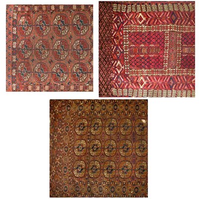 Lot 508 - Three Turkoman Rugs West Turkestan Comprising...