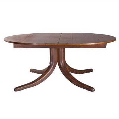 Lot 190 - Danish Modern Style Mahogany Dining Table With...