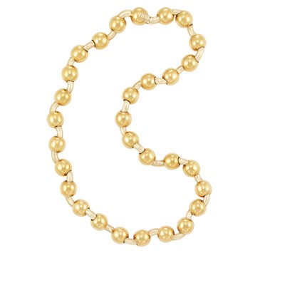 Lot 478 - Two-Color Gold Ball Necklace, Marina B