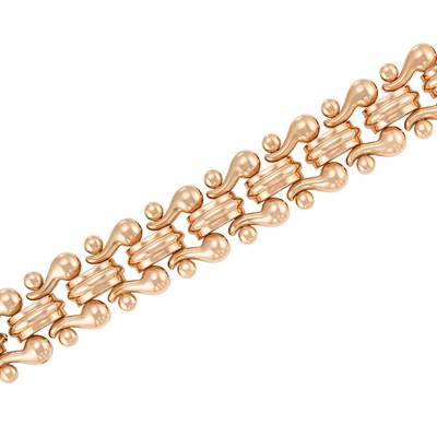 Lot 411 - Rose Gold Bracelet