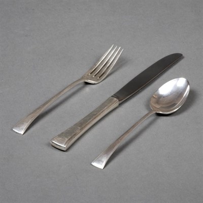 Lot 177 - Sterling Silver Flatware Service Total...