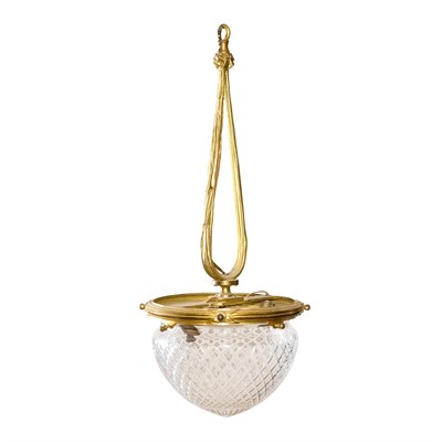 Lot 244 - Neoclassical Style Gilt-Metal and Glass...