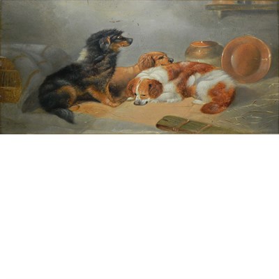 Lot 60 - (i) Manner of John Crome St. Bernard Oil on...