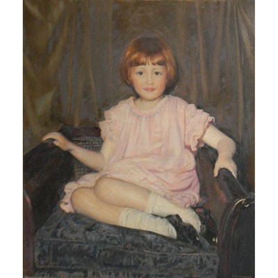 Lot 5 - American School 20th Century Young Girl in...