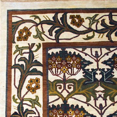 Lot 436 - Arts and Crafts Style Carpet India,...