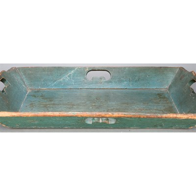 Lot 271 - Painted Wood Two-Handled Apple Tray 19th...