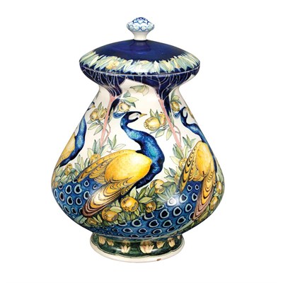 Lot 487 - Galileo Chini Arte Ceramica Vase Florence,...