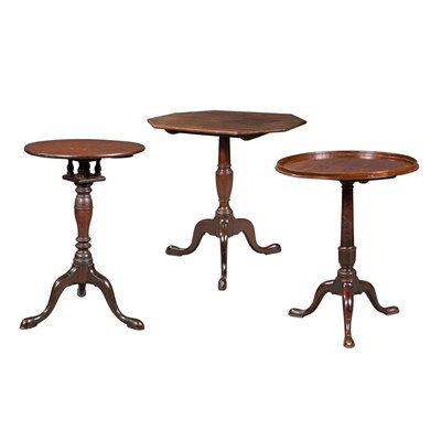 Lot 89 - Chippendale Mahogany Candlestand 18th Century...