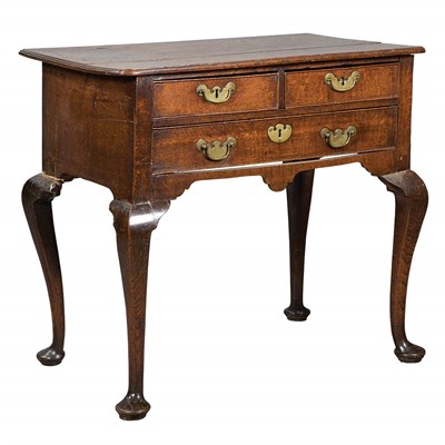 Lot 128 - George II Oak Dressing Table 18th Century The...