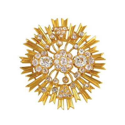 Lot 428 - Gold and Diamond Brooch, Seaman Schepps