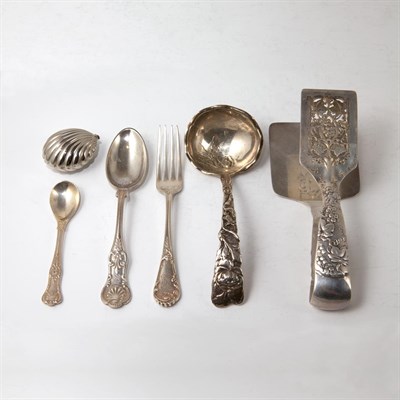 Lot 324 - Group of Sterling Silver Serving and Flatware...