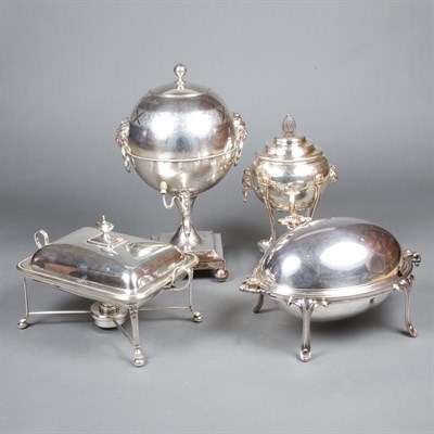 Lot 347 - Group of Sheffield Plated Table Articles...